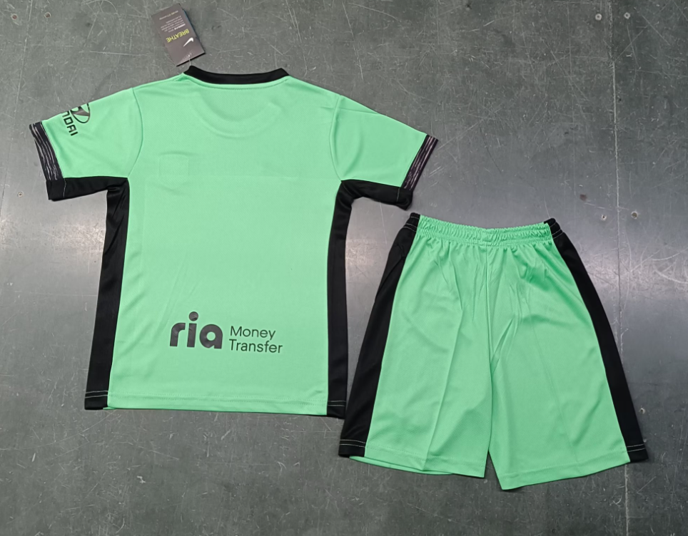 23/24 Atletico Madrid Third Football Jersey Kids Size Suit-mysite Custom Football Kit- Nextkits