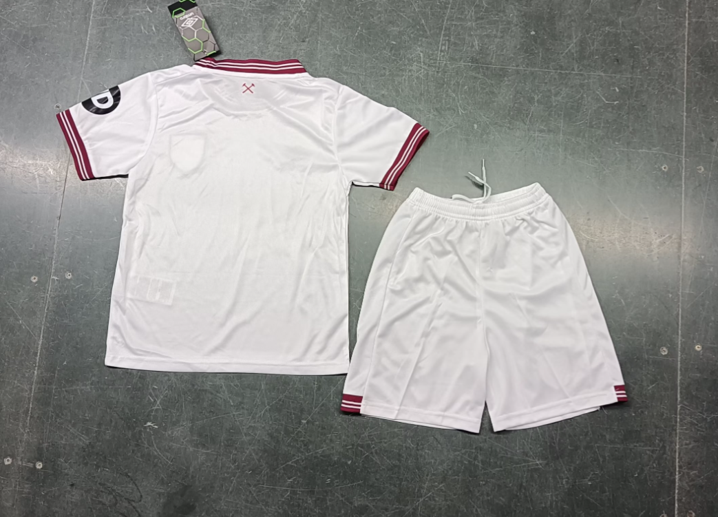 23/24 West Ham Away Football Shirt Kids Size Suit-mysite Custom Football Kit- Nextkits