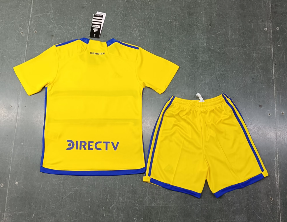 23/24 Boca Juniors Away Football Shirt Kids Size Suit-mysite Custom Football Kit- Nextkits