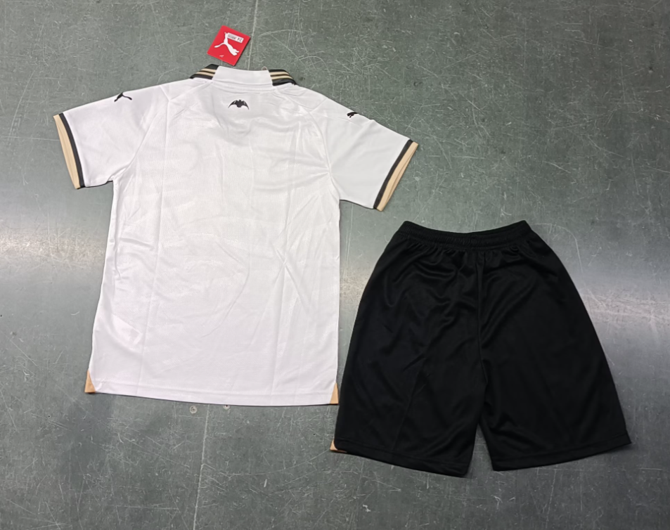 23/24 Valencia Home Football Shirt Kids Size Suit-mysite Custom Football Kit- Nextkits