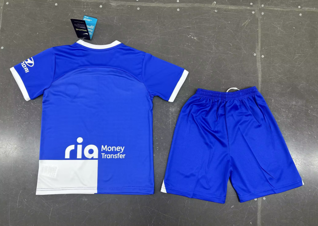 23/24 Atletico Madrid Away Football Jersey Kids Size Suit-mysite Custom Football Kit- Nextkits