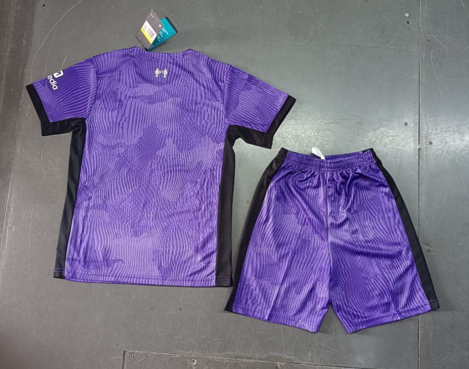 23/24 Liverpool Third Football Shirt Kids Size Suit Children’s Liverpool shirts-mysite Custom Football Kit- Nextkits