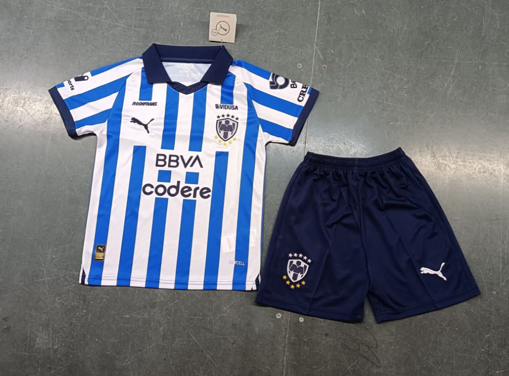 23/24 Monterrey Home Football Jersey Kids Size Suit-mysite Custom Football Kit- Nextkits
