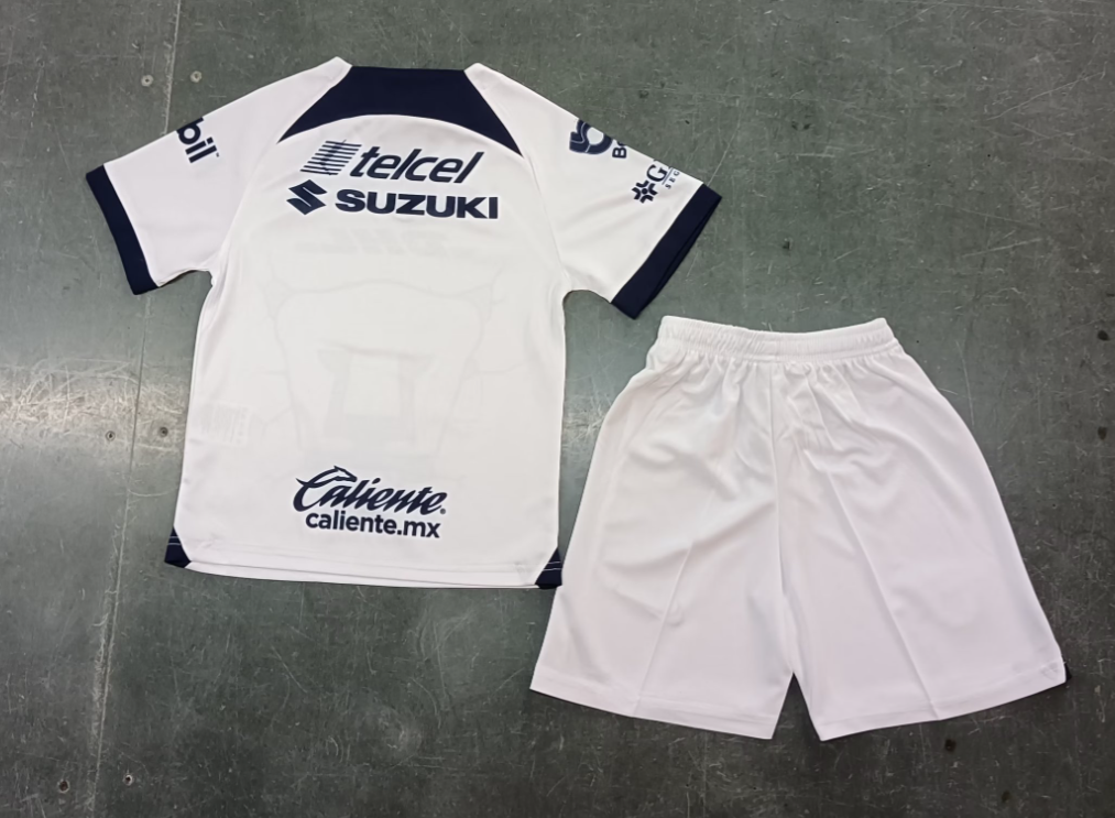 23/24 Pumas UNAM Home Football Jersey Kids Size Suit-mysite Custom Football Kit- Nextkits
