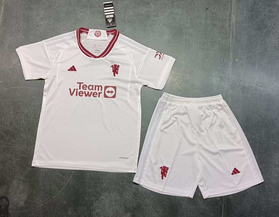 23/24 Manchester City Third Football Jersey Kids Size Suit-mysite Custom Football Kit- Nextkits