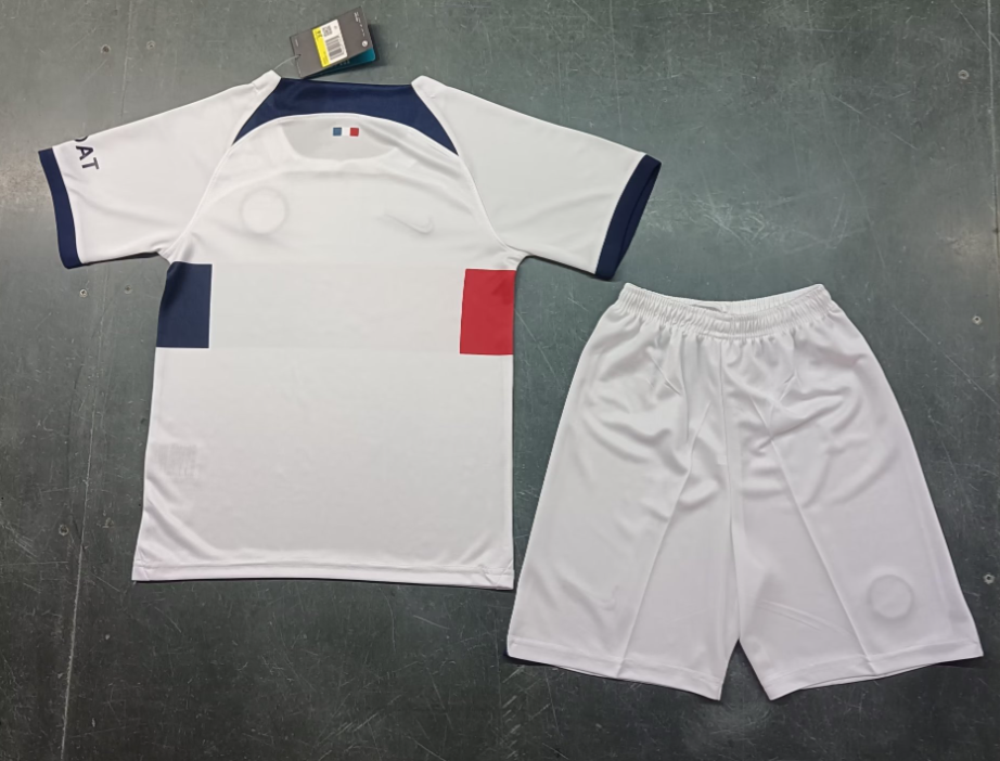 23/24 Paris Saint-Germain Away Football Shirt Kids Size Suit-mysite Custom Football Kit- Nextkits