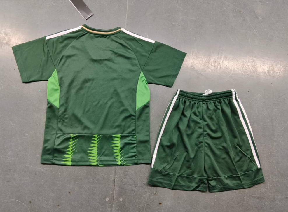 23/24 Saudi Green Home Fans Football Shirt Kids Size Suit-mysite Custom Football Kit- Nextkits