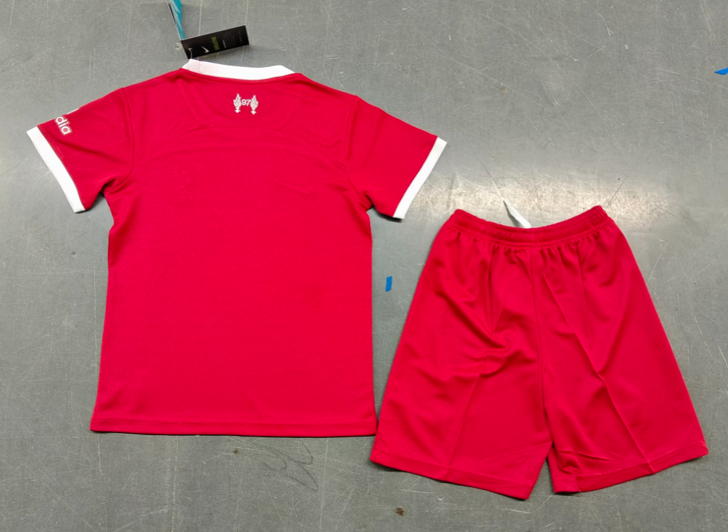 23/24 Liverpool Home Football Jersey Kids Size Suit Children’s Liverpool shirts-mysite Custom Football Kit- Nextkits