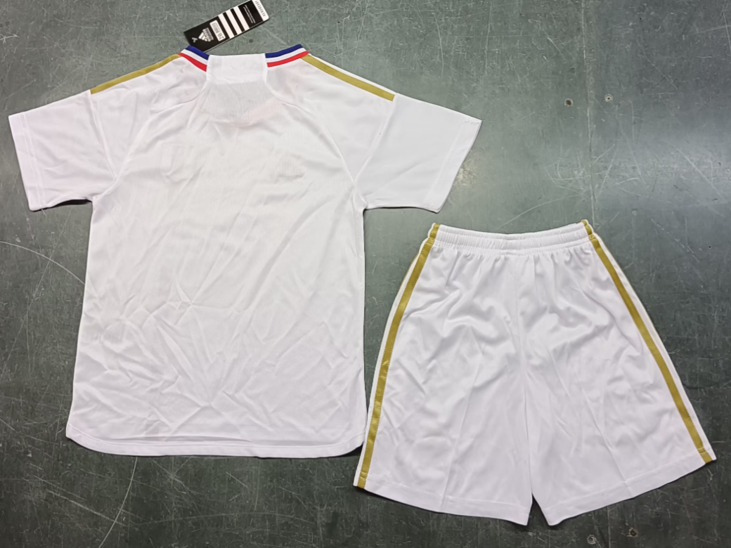 23/24 Lyon Home Football Shirt Kids Size Suit-mysite Custom Football Kit- Nextkits