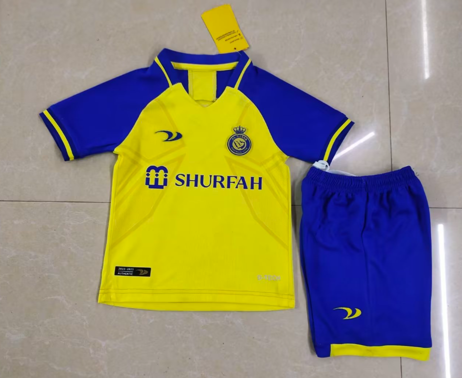 22/23 Riyadh Victory Home Football Shirt Kids Size Suit-mysite Custom Football Kit- Nextkits