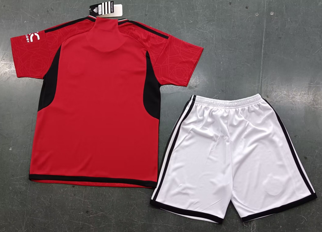 23/24 Manchester City Home Football Jersey Kids Size Suit-mysite Custom Football Kit- Nextkits