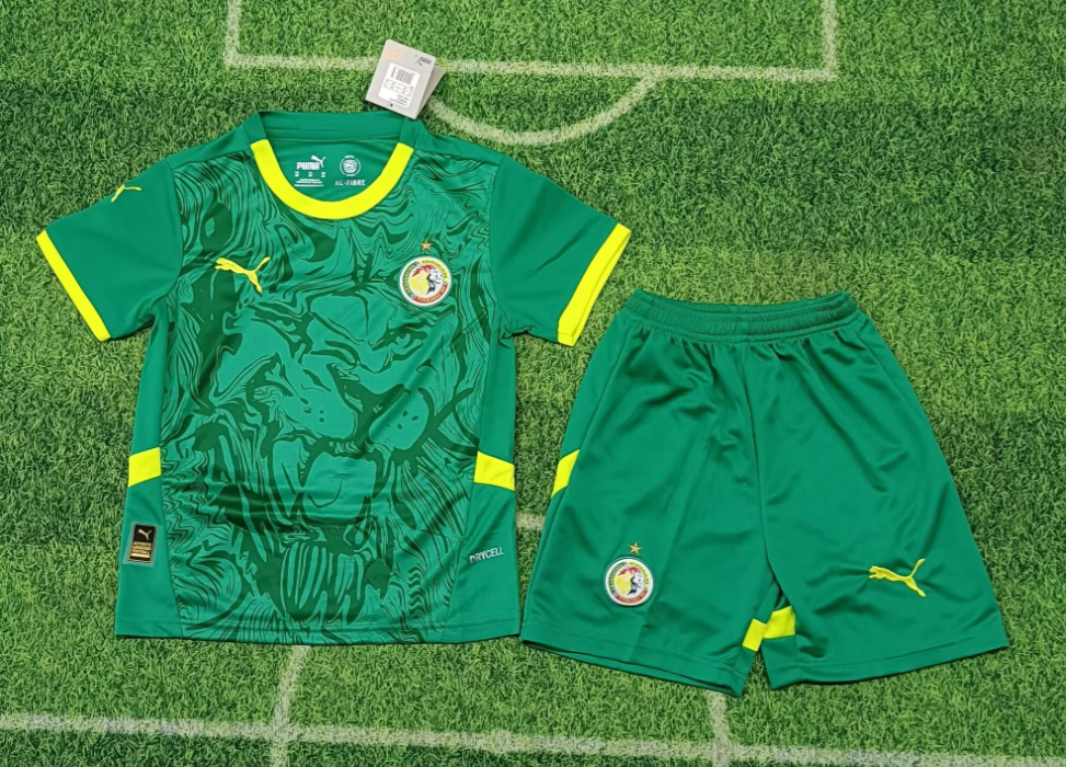 24/25 Senegal Away Football Shirt Kids Size Suit-mysite Custom Football Kit- Nextkits