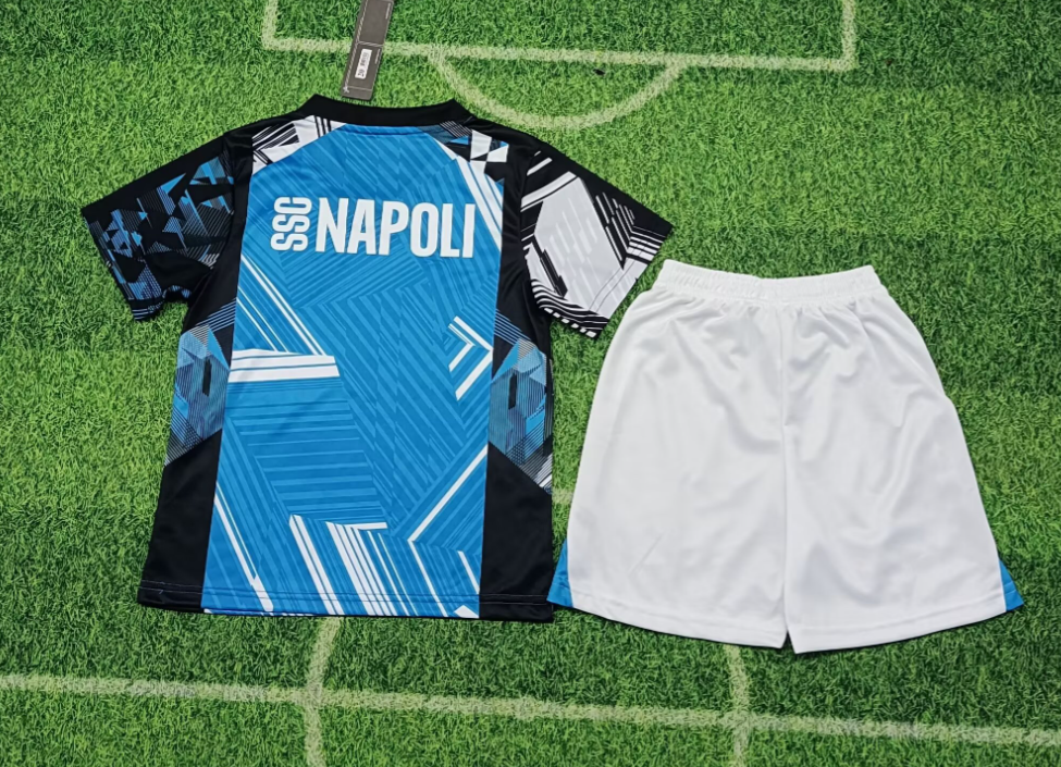 24/25 Naples Training Football Shirt Kids Size Suit-mysite Custom Football Kit- Nextkits