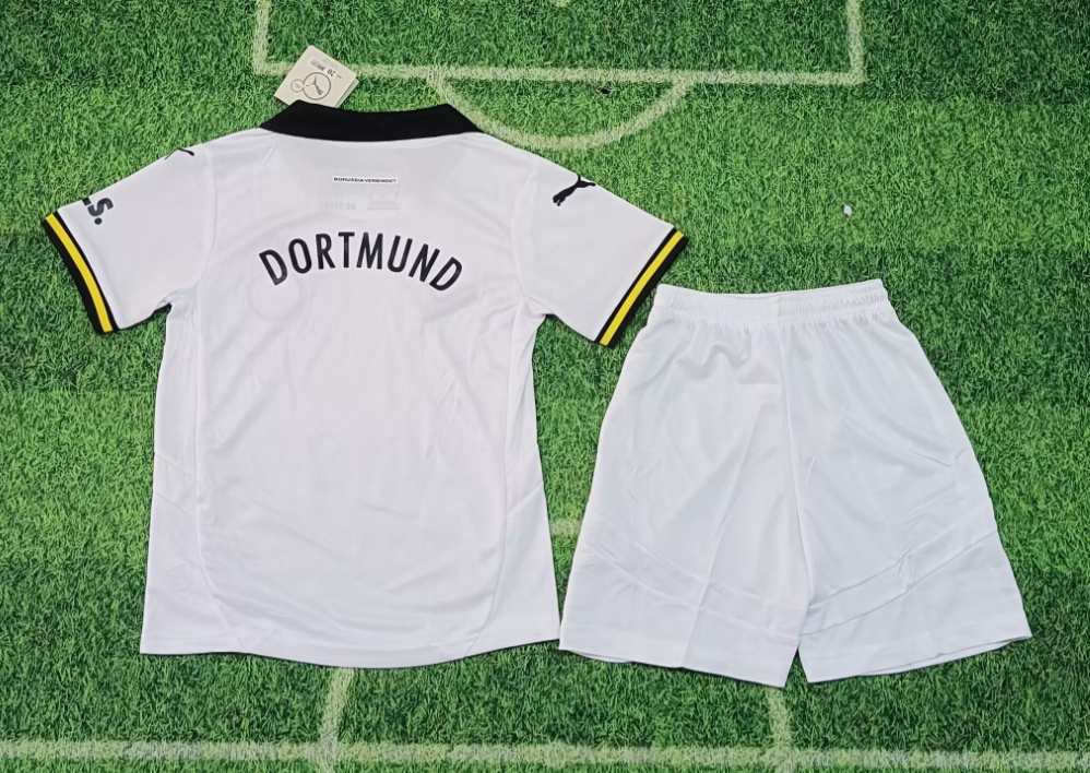 24/25 Borussia Dortmund Third Away Football Shirt Kids Size Suit-mysite Custom Football Kit- Nextkits