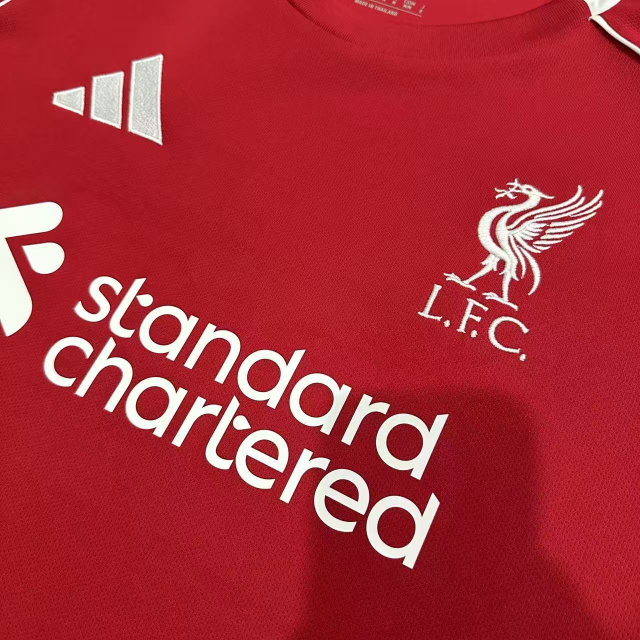 25/26 Liverpool Home Football Shirt-mysite Custom Football Kit- Nextkits