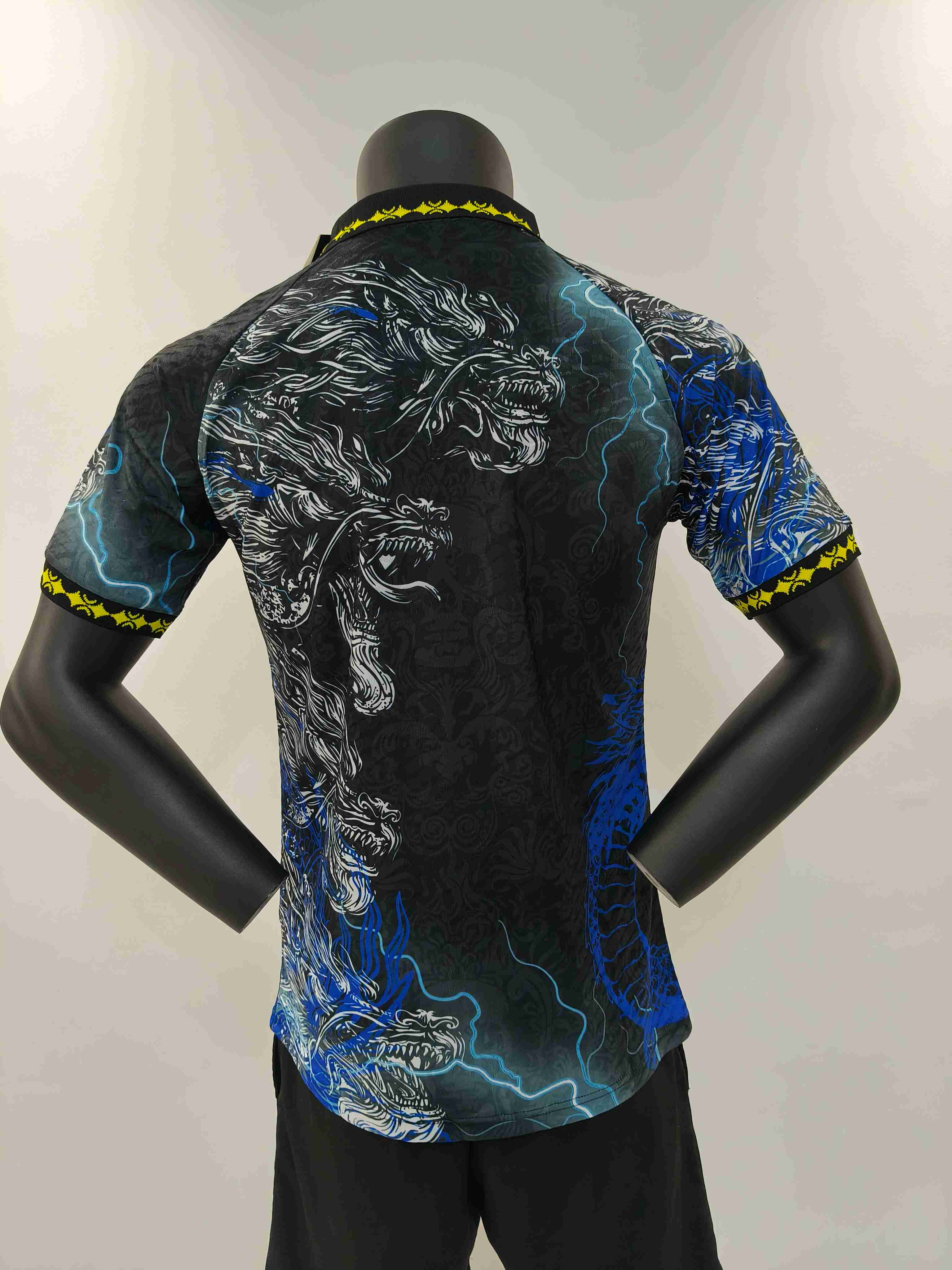 24/25 Real Madrid Black/Blue Dragon Special Edition Football Shirt-mysite Custom Football Kit- Nextkits