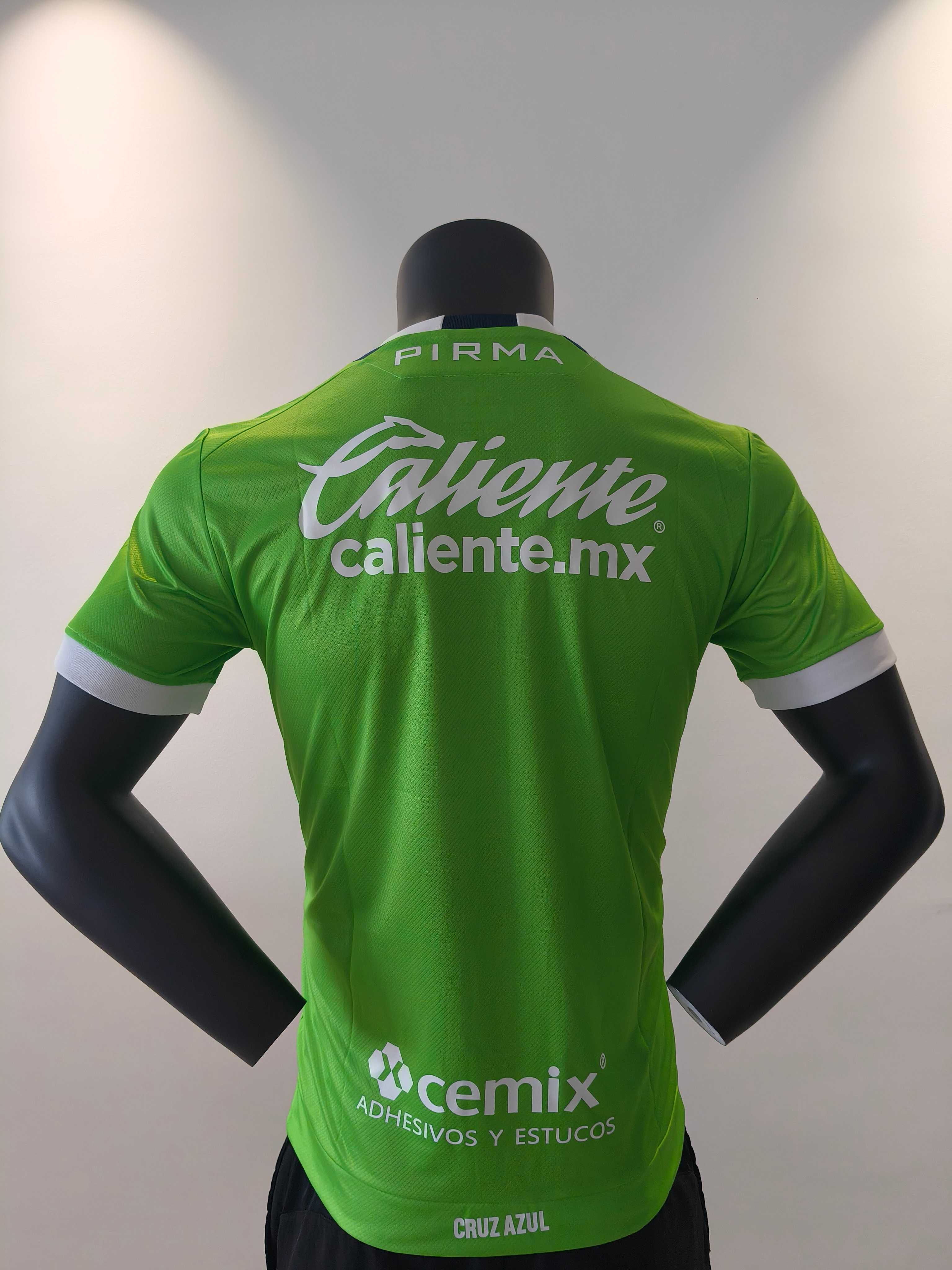 24/25 Player Version Cruz Azul Blue Goalkeeper Football Shirt-mysite Custom Football Kit- Nextkits