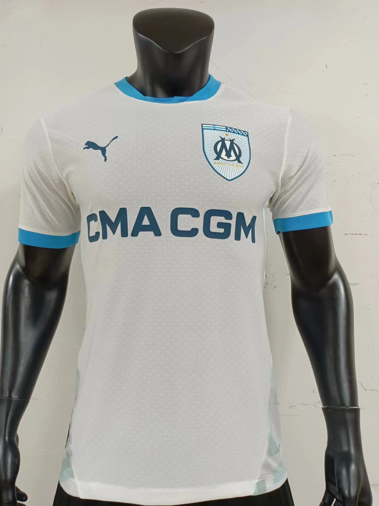 24/25 Player Version Marseille Home Football Shirt-mysite Custom Football Kit- Nextkits