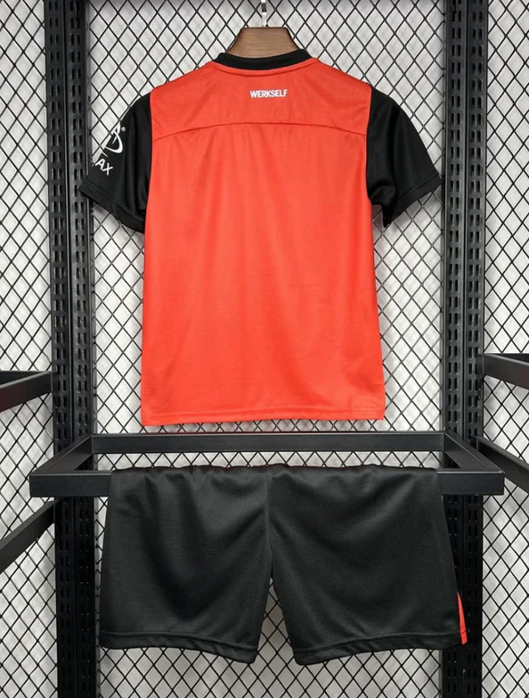 24/25 Bayer Leverkusen Home Football Shirt Kids Size Suit-mysite Custom Football Kit- Nextkits