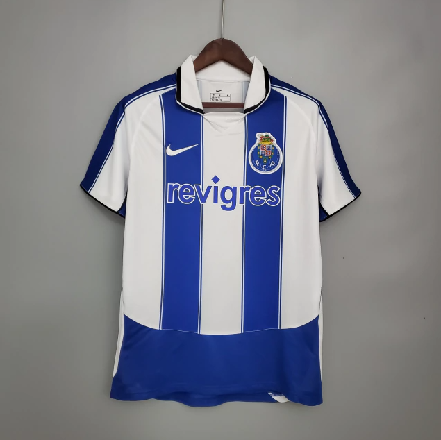 03/04 Retro FC Porto Home Football Shirt-mysite Custom Football Kit- Nextkits