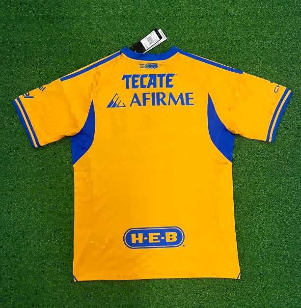 25/26 Tigres UANL Home Football Shirt-mysite Custom Football Kit- Nextkits