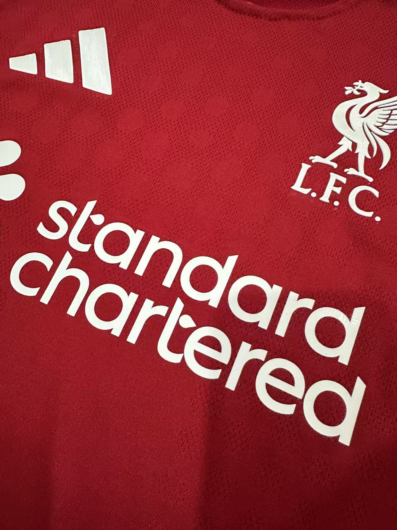 25/26 Player Version Liverpool Home Football Shirt-mysite Custom Football Kit- Nextkits