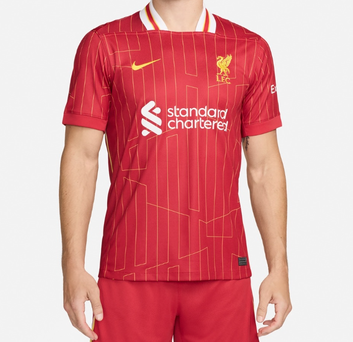 24/25 Liverpool Champions Home Soccer Jersey-mysite Custom Football Kit- Nextkits