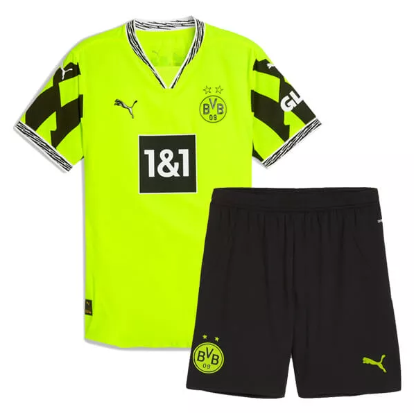 24/25 Borussia Dortmund Neon Special Kids Size Suit-mysite Custom Football Kit- Nextkits