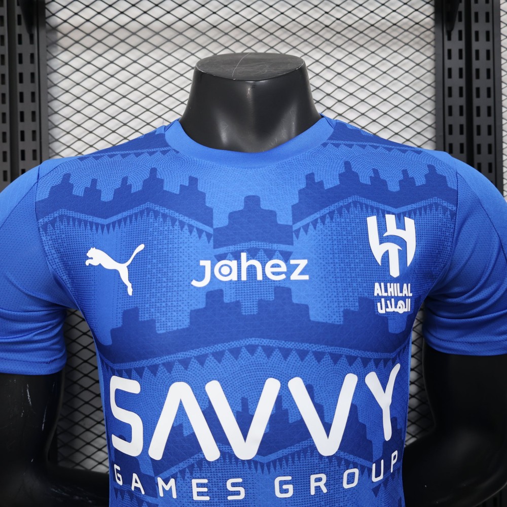 25/26 Player Version Al-Hilal FC Home Football Shirt-mysite Custom Football Kit- Nextkits