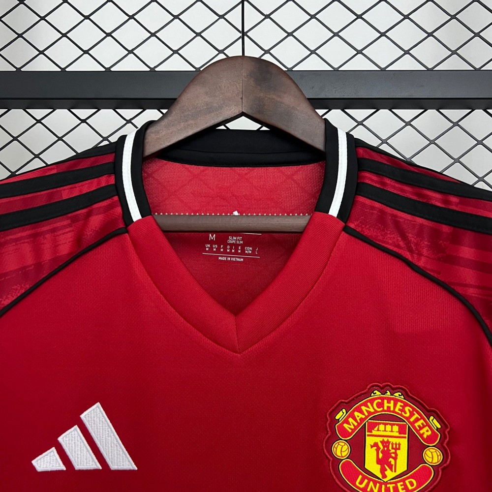 25/26 Manchester United Home Football Shirt-mysite Custom Football Kit- Nextkits