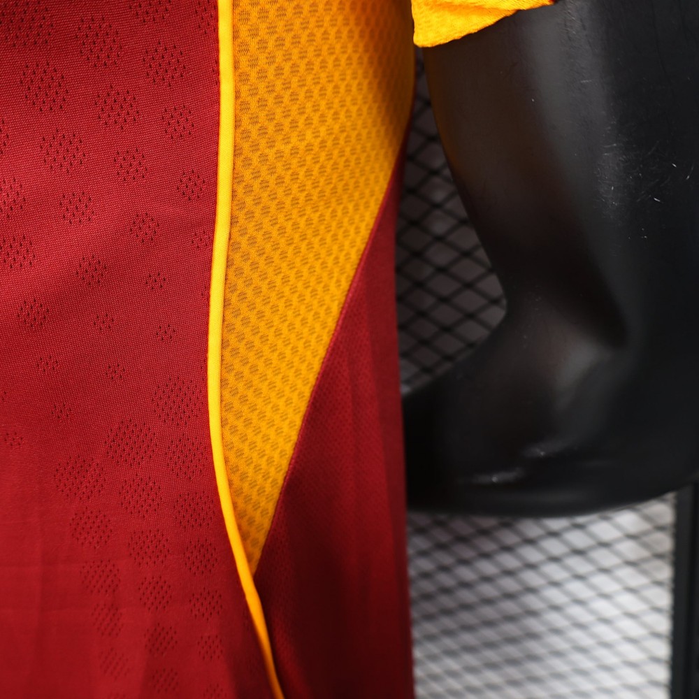 25/26 Player Version Roma Home Football Shirt-mysite Custom Football Kit- Nextkits
