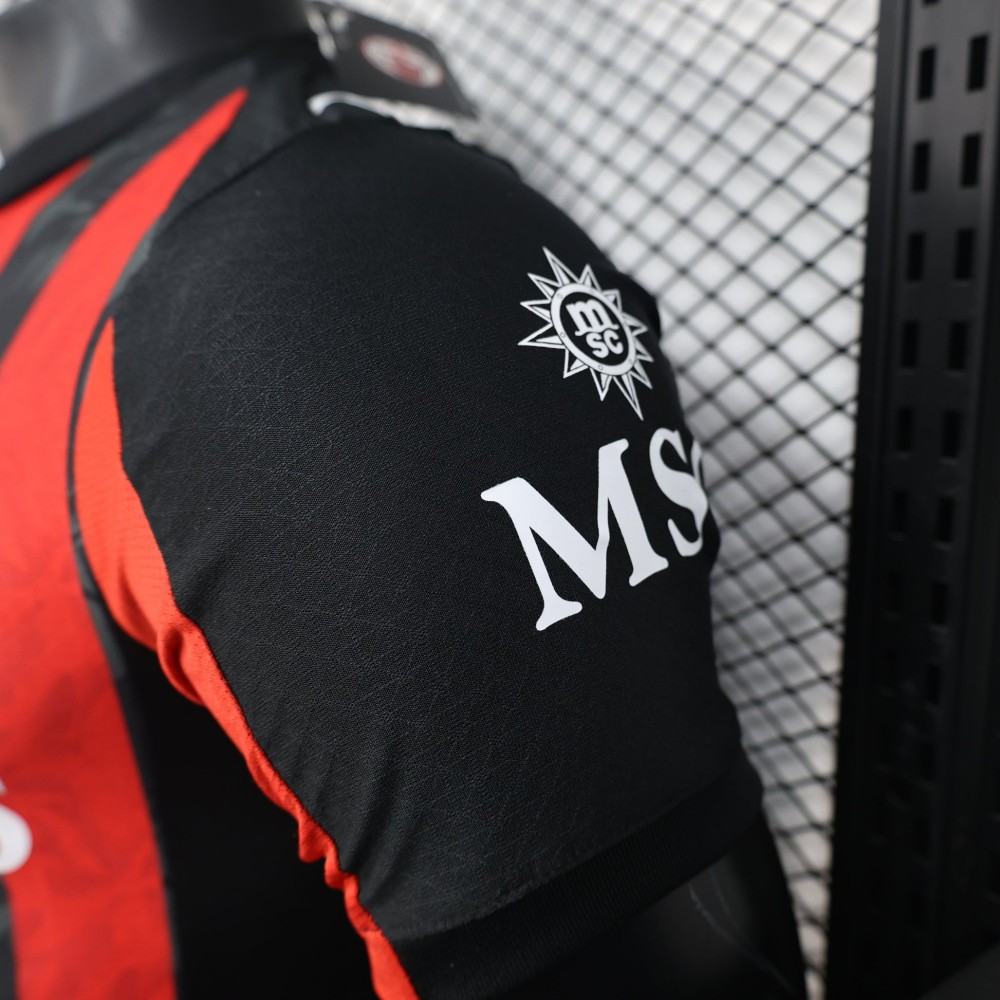 25/26 Player Version AC Milan Home Football Shirt-mysite Custom Football Kit- Nextkits