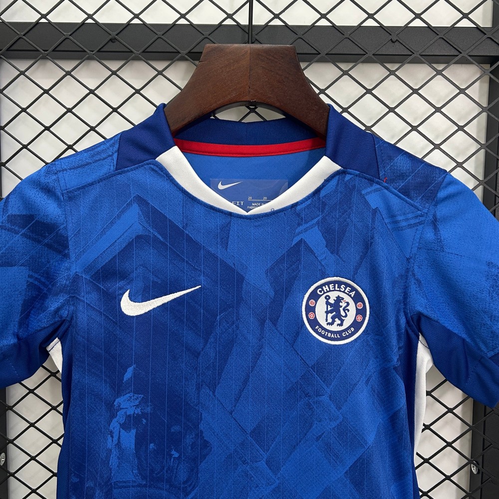 25/26 Chelsea Home Football Shirt Kids Size Suit-mysite Custom Football Kit- Nextkits