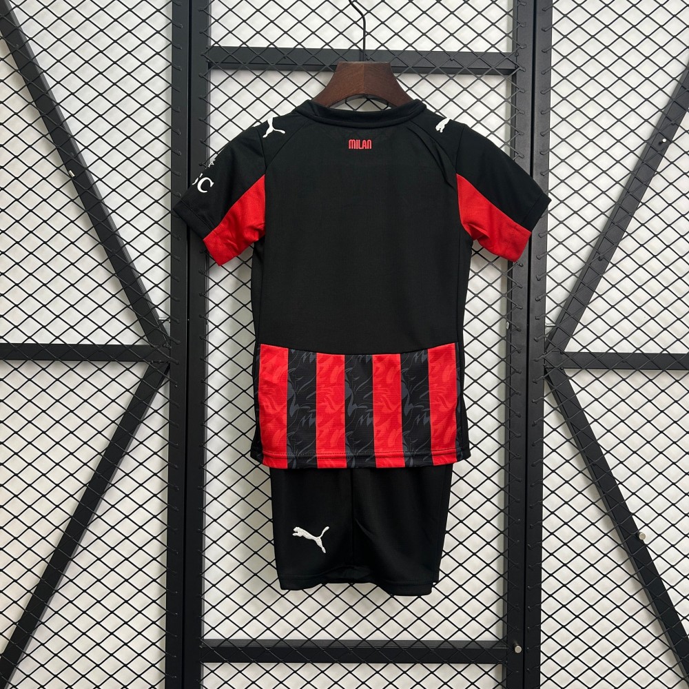 25/26 AC Milan Home Football Shirt Kids Size Suit-mysite Custom Football Kit- Nextkits