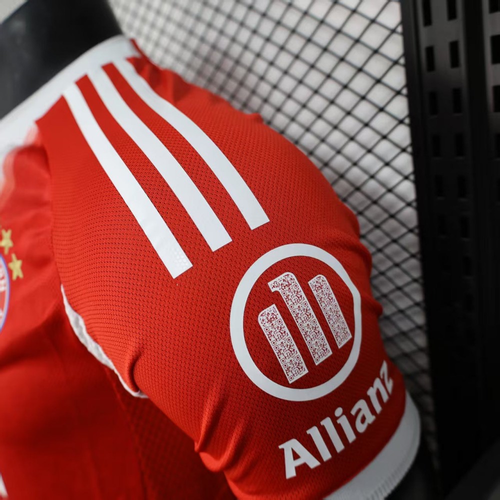 25/26 Player Version Bayern Munich Home Football Shirt-mysite Custom Football Kit- Nextkits