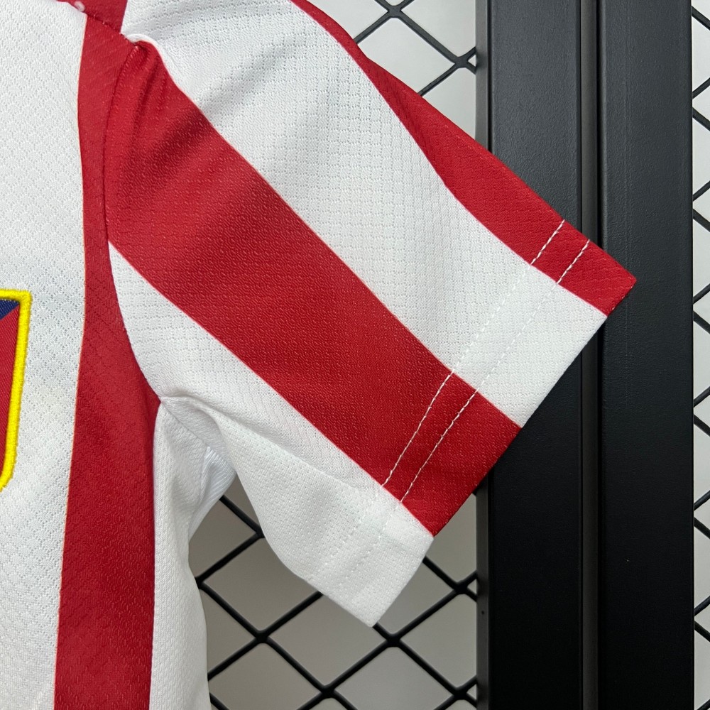 25/26 Atletico Madrid Home Football Shirt Kids Size Suit-mysite Custom Football Kit- Nextkits