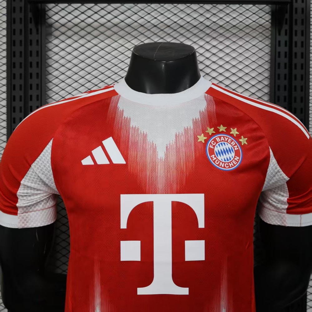 25/26 Player Version Bayern Munich Home Football Shirt-mysite Custom Football Kit- Nextkits