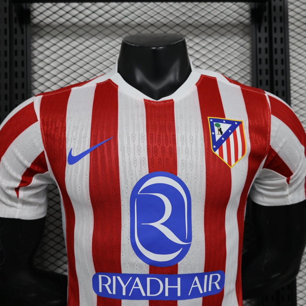 25/26 Player Version Atletico Madrid Home Football Shirt-mysite Custom Football Kit- Nextkits