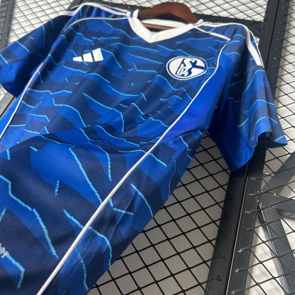 25/26 Schalke Home Football Shirt-mysite Custom Football Kit- Nextkits