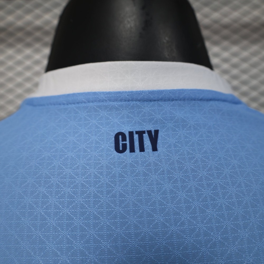 25/26 Player Version Manchester City Home Football Shirt-mysite Custom Football Kit- Nextkits
