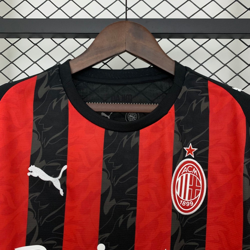 25/26 AC Milan Home Football Shirt-mysite Custom Football Kit- Nextkits