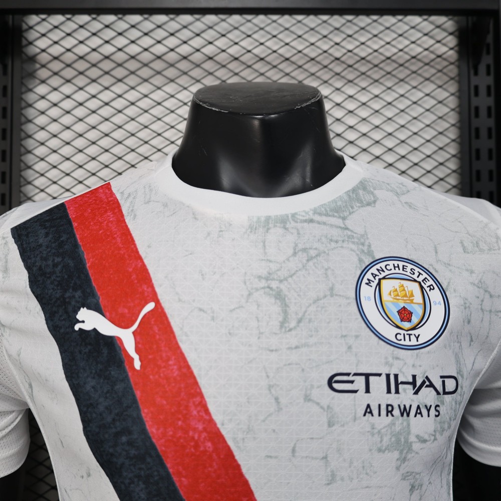 25/26 Player Version Manchester City Away Football Shirt-mysite Custom Football Kit- Nextkits