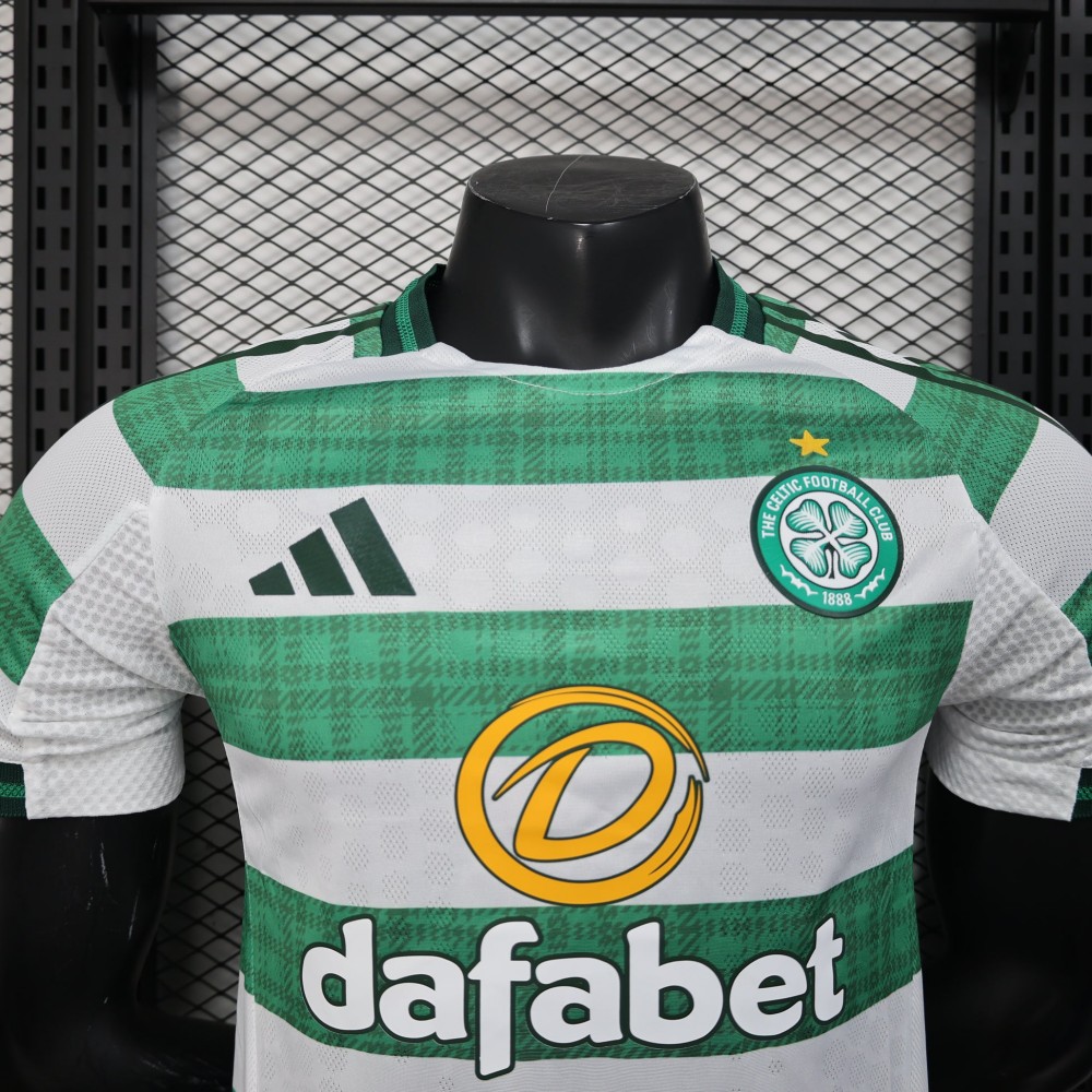 25/26 Player Version Celtic Home Football Shirt-mysite Custom Football Kit- Nextkits