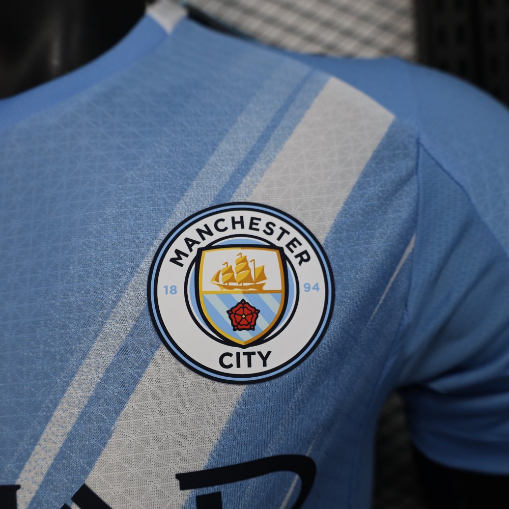 25/26 Player Version Manchester City Home Football Shirt-mysite Custom Football Kit- Nextkits