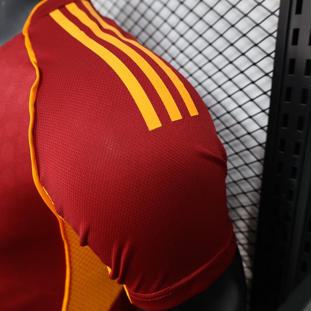 25/26 Player Version Roma Home Football Shirt-mysite Custom Football Kit- Nextkits