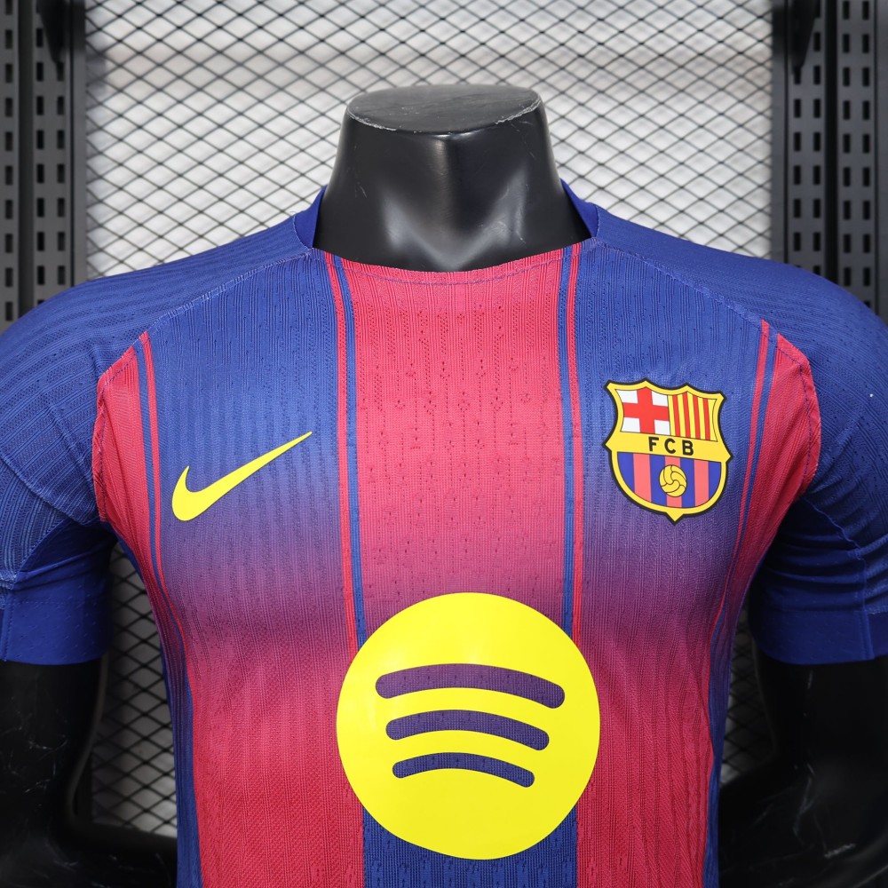 25/26 Player Version Barcelona Home Football Shirt-mysite Custom Football Kit- Nextkits