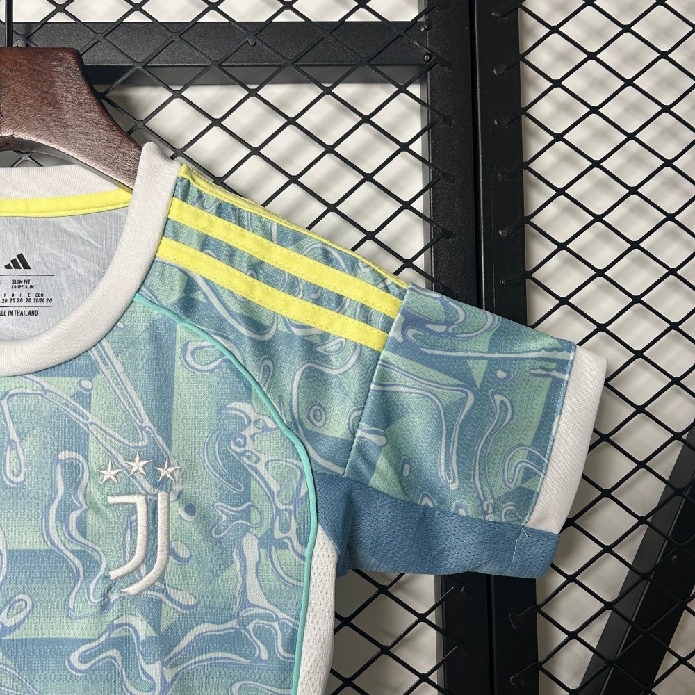 25/26 Juventus Away Football Shirt Kids Size Suit-mysite Custom Football Kit- Nextkits