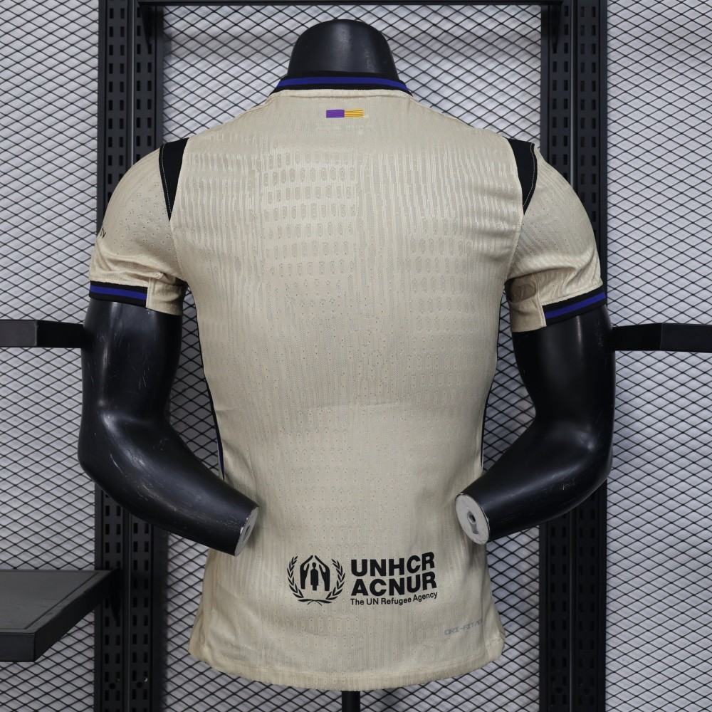 25/26 Player Version Barcelona Away Football Shirt-mysite Custom Football Kit- Nextkits