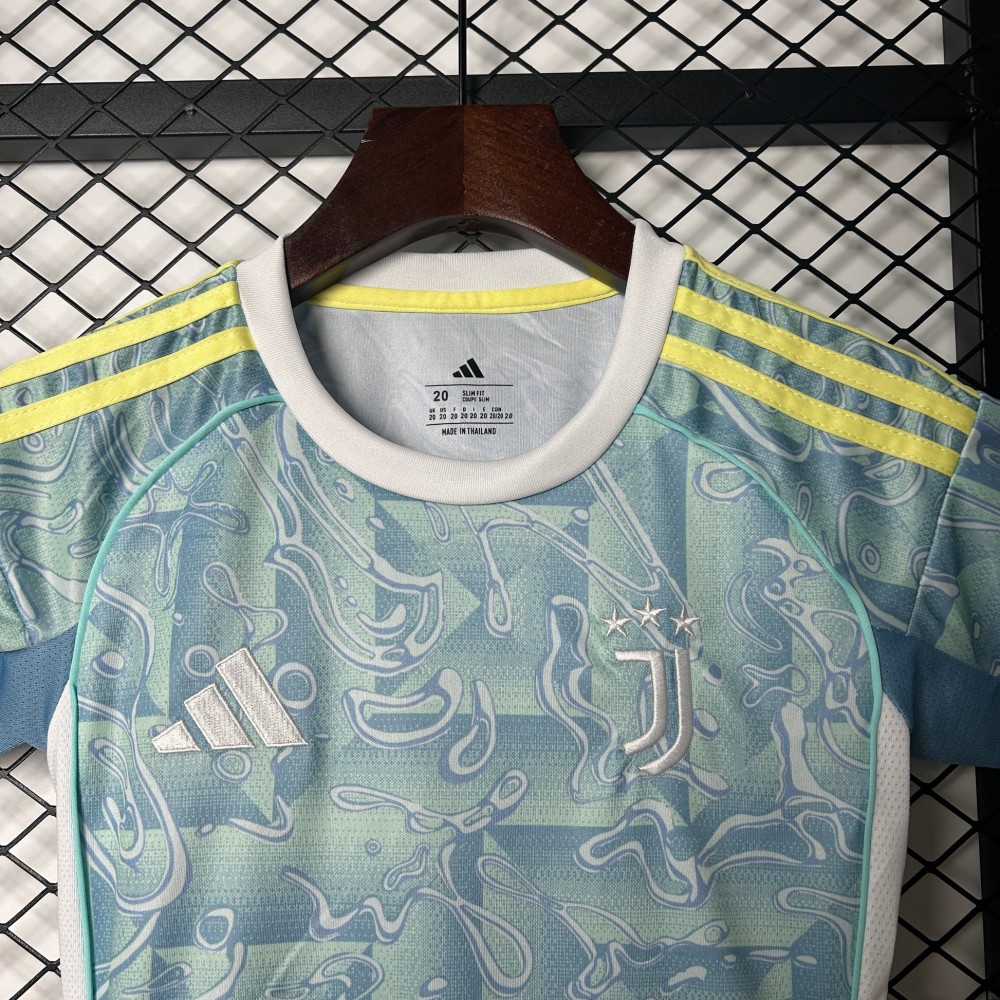 25/26 Juventus Away Football Shirt Kids Size Suit-mysite Custom Football Kit- Nextkits