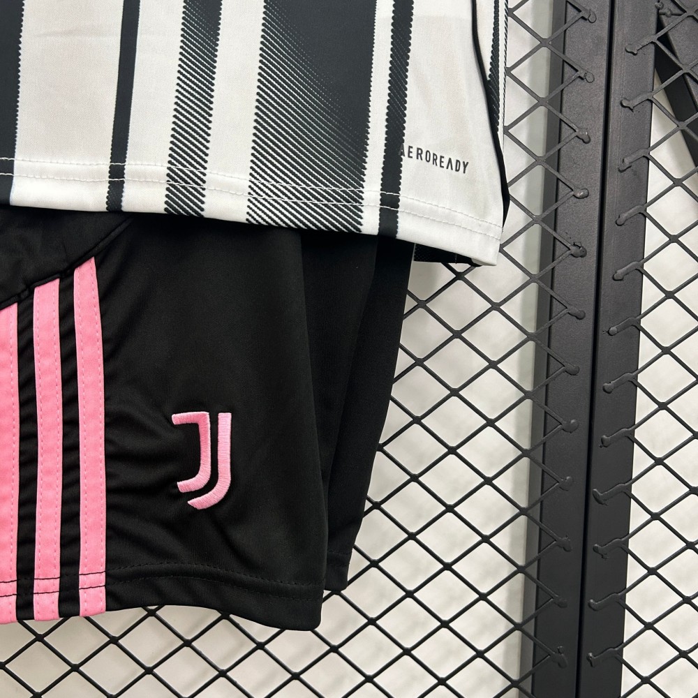 25/26 Juventus Home Football Shirt Kids Size Suit-mysite Custom Football Kit- Nextkits